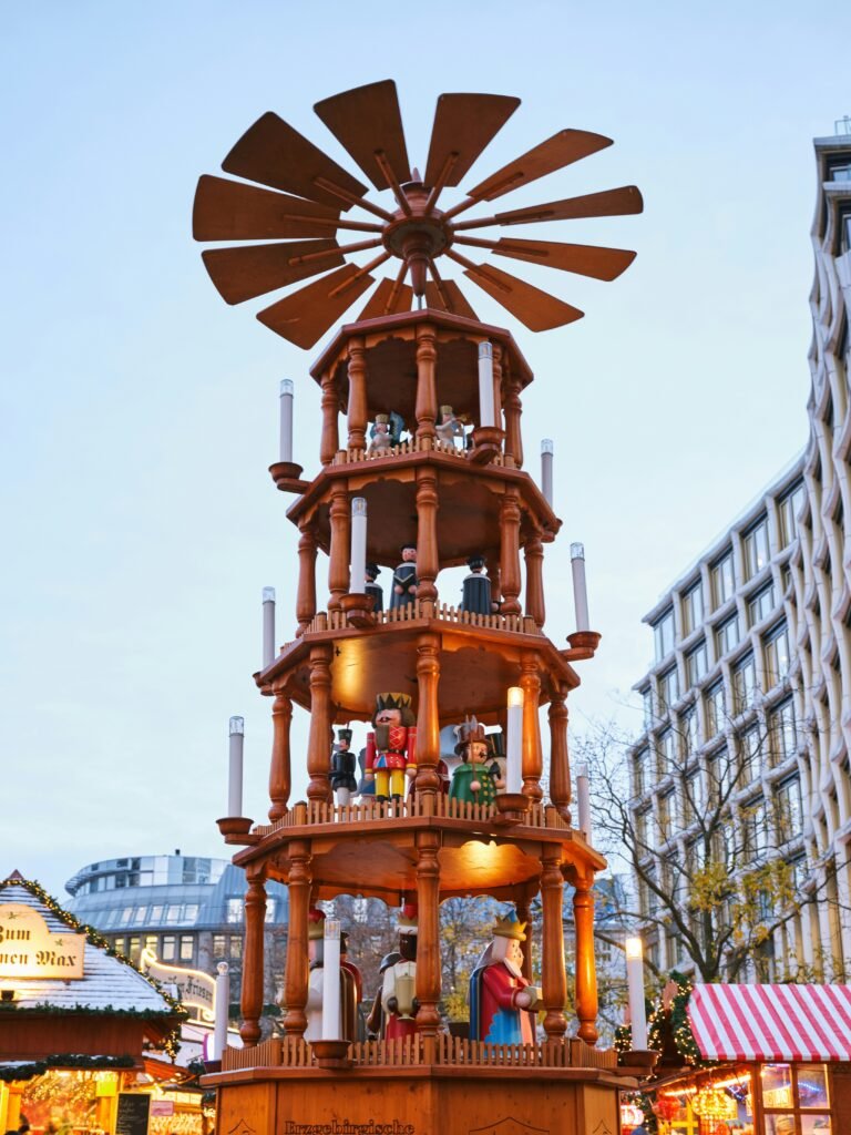 a traditional European christmas market